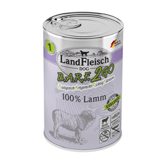 Консерви для собак Landfleisch B.A.R.F.2GO 100% Lamm (з ягням) LandFleisch