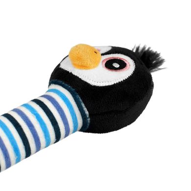 Іграшка для собак Barksi Crunch Body Пінгвін з Хрусткою Шиєю та Двома Пищалками 40 см Barksi