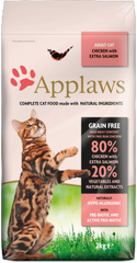 Applaws Chicken & Salmon беззерновий корм для котів + пробіотик Applaws