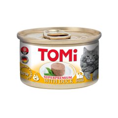 Суперпремиум корм для котов TOMi Duck - мусс с уткой TOMi