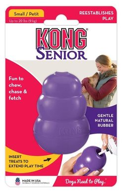 Міцна гумова іграшка для собак похилого віку KONG Senior KONG