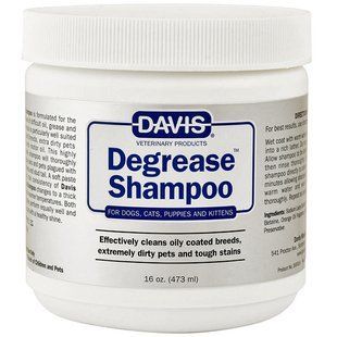 Обезжиривающий шампунь Davis Degrease Shampoo для собак и котов Davis