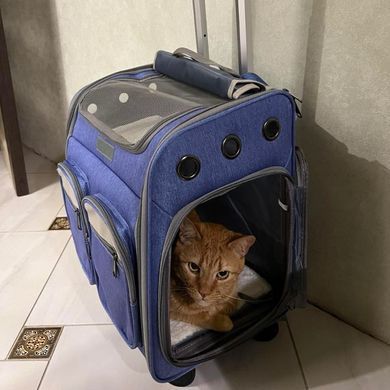 Візок-рюкзак для переноски собак і котів Voyager Pet LVGB2010 з телескопічною ручкою і 4-ма колесами Voyager Pet