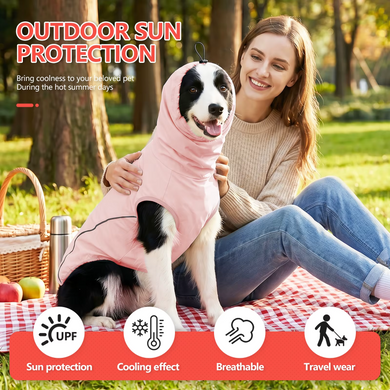 Летняя солнцезащитная одежда для собак Derby Summer Sun-protective Dog Clothing, Pink Derby