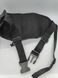 Поясна сумка для вигулу собак з поводком Dog Walking Waist Belt Bag, Чорний