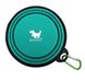 Складная силиконовая миска для собак Rest-Eazzzy Collapsible Bowls for Travel, Зелёный, 1 л