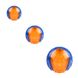 Іграшка для Собак Gigwi Ball М'яч з пищалкою, помаранчево-синій, Large