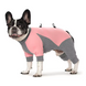 Комбинезон для собак LOVEPET Velvet Fleece Jumpsuit, Pink Grey, M, 30 см, 41 см, 29 см