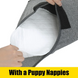 Гігієнічні труси/комбінезон для собак WanTalk Full Body Dog Diaper, Grey, 2XS, 28-32 см, 40-48 см