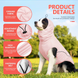 Летняя солнцезащитная одежда для собак Derby Summer Sun-protective Dog Clothing, Pink, M, 45 см, 54-62 см, 43 см