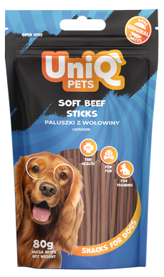 Лакомство для собак UniQ PETS Мягкие говяжьи палочки UniQ PETS