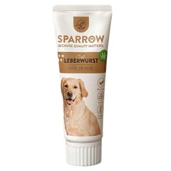 Ласощі для собак SPARROW Leberwurst з конопляним маслом SPARROW