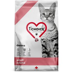 Сухой диетический корм для котов 1st Choice Adult Derma 1st Choice