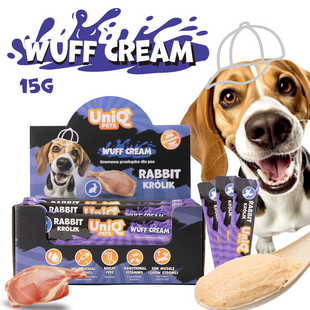 Кремовое лакомство для собак UNIQ PETS WUFFCREAM с кроликом UniQ PETS