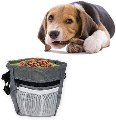 Сумка для выгула и дрессировок Dog Treat Bag khaki Derby
