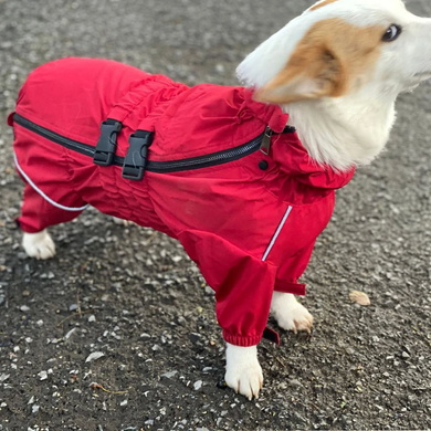 Комбінезон-дощовик для собак Derby Dog Suit Red Derby