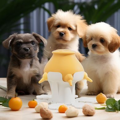 Поїлка для цуценят і кошенят Derby Silicone Puppy Kitten Milk Feeder з регульованою висотою, 300мл Derby