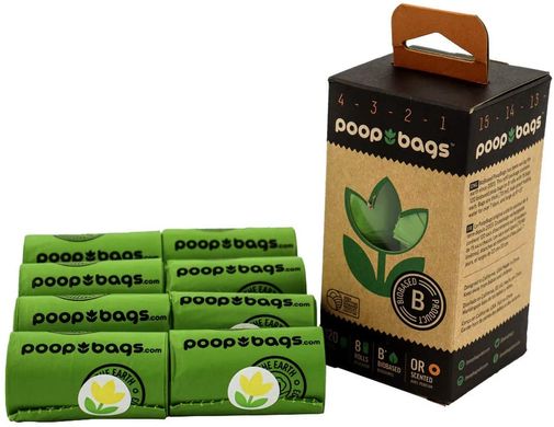 Пронумерованные биопакеты для экскрементов собак The Original Poop Bags Countdown Rolls