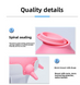 Поїлка для цуценят і кошенят Derby Silicone Puppy Kitten Milk Feeder з регульованою висотою, 300мл, Сірий