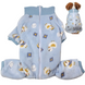 Флисовый комбинезон для собак Pelushka Ducks, M, 38 см, 55 см, 38 см