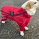 Комбинезон-дождевик для собак Derby Dog Suit Red, D-L, 56-64 см, 56-74 см, 41-53 см