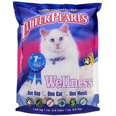 Кварцевий наповнювач для туалетів котів Litter Pearls Wellness LitterPearls