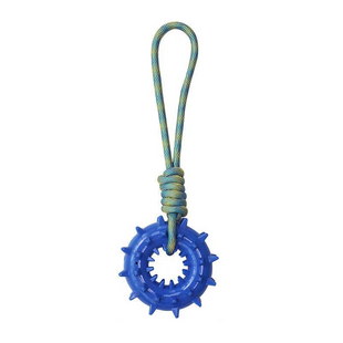 Іграшка для жування Derby TPR Ring + Rope Dog Toy Derby
