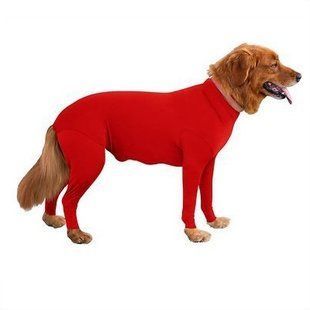 Комбинезон для восстановления собак Derby Long Sleeve Pet Recovery Suite, Red Derby