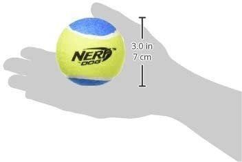 Теннисные мячики Nerf Dog Squeaker для собак с интерактивной пищалкой, 2 шт. Nerf Dog