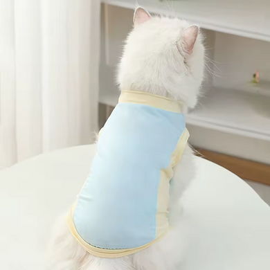 Дихаючий літній сонцезахисний одяг для собак Derby Breathable Summer Sun-protective Dog Clothing, Blue Derby