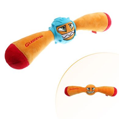 Игрушка для Собак Gigwi Gladiator в Резиновом Шлеме с Пищалкой 41 см GiGwi