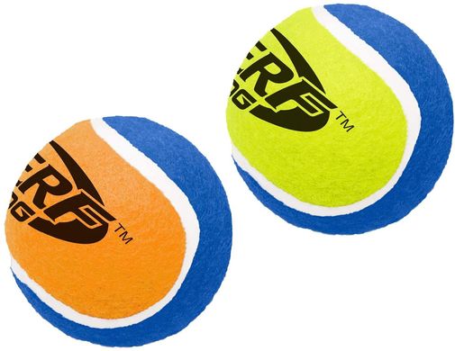 Тенісні м'ячі Nerf Dog Squeaker для собак з інтерактивною пищалкою, 2 шт. Nerf Dog