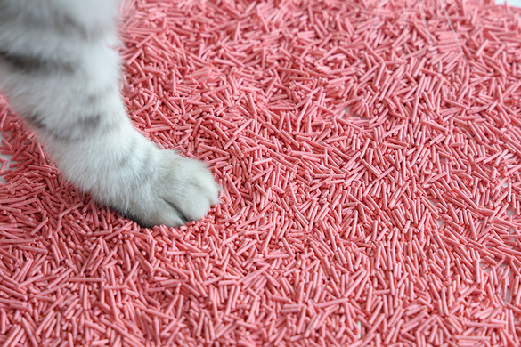 Біорозкладний наповнювач для котячих туалетів UNIQ PETS CAT LITTER TOFU peach UniQ PETS