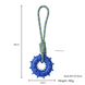 Игрушка-канат для собак Derby TPR Ring + Rope Dog Toy, Синий