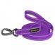 Поводок для собак BronzeDog Сotton рефлекторный х/б брезент Фиолетовый, Фиолетовый, L1
