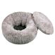 Лежак із знімною подушкою Red Point Donut Сірий, d - 60 см
