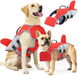 Жилет для плавання собак Derby Dog Life Jacket With Rescue Handle, Red, S, 33-43 см, 40-50 см