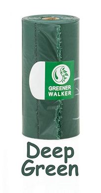 Биоразлагаемые пакеты для сбора фекалий собак Greener Walker