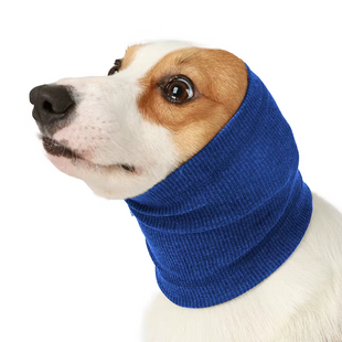 Защитная повязка на уши собаки Derby Anti Anxiety Ear Wrap, blue Derby