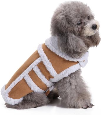 Тепла зимова куртка на вовні для собак