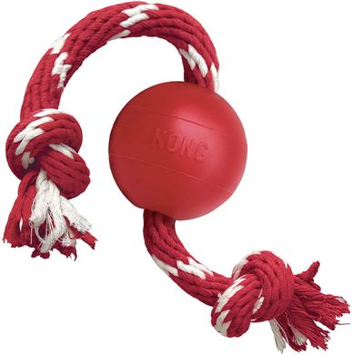 Игрушка для собак KONG Ball with Rope KONG