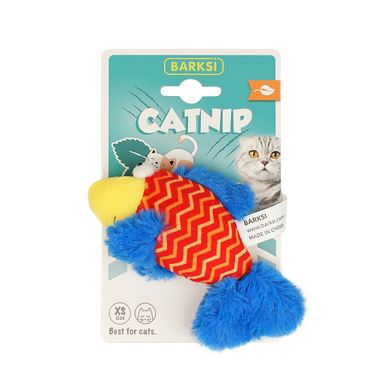Іграшка для котів Barksi Catnip Рибка із запахом котячої м'яти 13 см Barksi