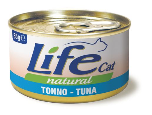 Консерва для котов LifeNatural Тунец (tuna), 85 г LifeNatural