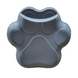 Силиконовая сумка для лакомств Paw Shaped Silicone Pet Treat Pouch, Серый