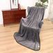 Теплый мягкий плед для домашних животных Люпосанчик Coral velvet, Grey, 76х104 см