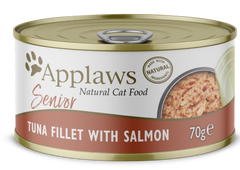 Консервированный корм для пожилых котов Applaws Senior Tuna Fillet with Salmon с тунцом и лососем Applaws