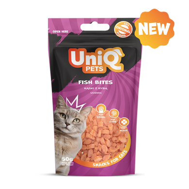 Ласощі для котів Uniq PETS CAT SNACKS MIMI Рибні шматочки UniQ PETS