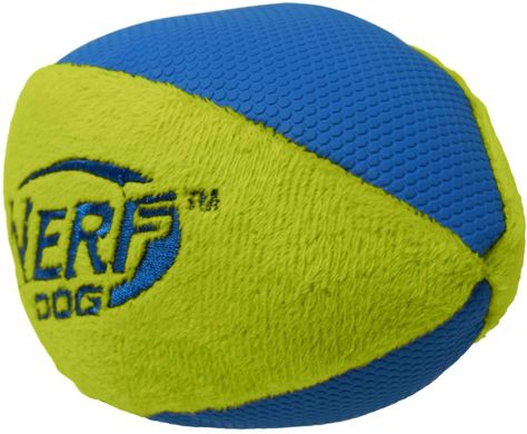 М'який футбольний м'яч для собак Nerf Dog Trackshot з інтерактивною пищалкою і хрустом Nerf Dog