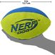 М'який футбольний м'яч для собак Nerf Dog Trackshot з інтерактивною пищалкою і хрустом, Зелений, Medium/Large