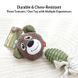 Мягкая игрушка для собак Derby Bear Shape TPR + Rope Dog Toy
